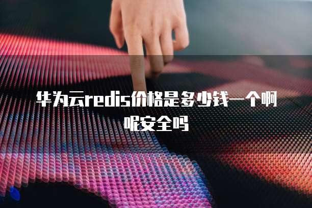 华为云redis价格是多少钱一个啊呢安全吗