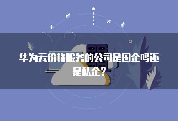华为云价格服务的公司是国企吗还是私企?