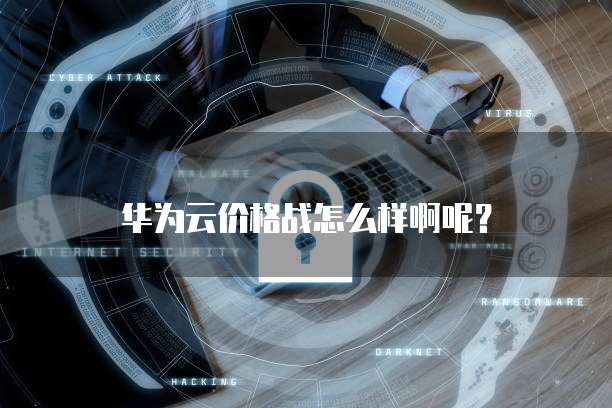 华为云价格战怎么样啊呢？