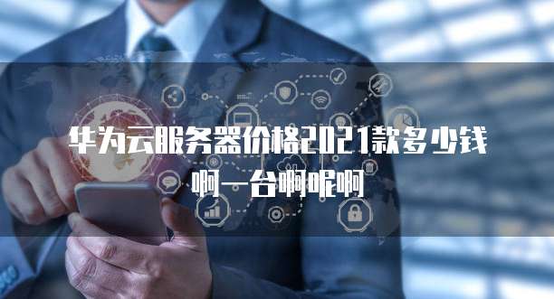 华为云服务器价格2021款多少钱啊一台啊呢啊