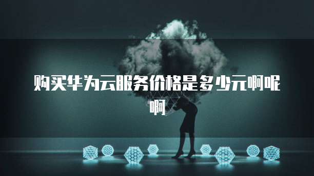 购买华为云服务价格是多少元啊呢啊