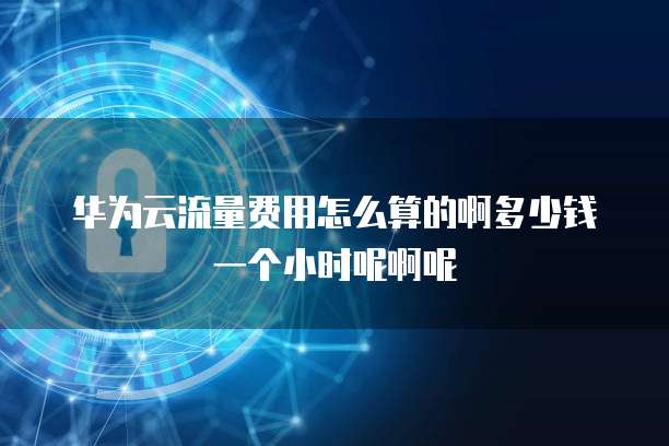 华为云流量费用怎么算的啊多少钱一个小时呢啊呢