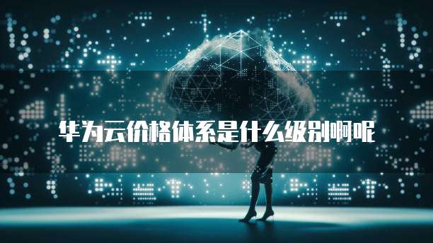 华为云价格体系是什么级别啊呢