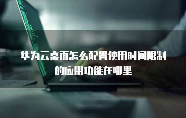 华为云桌面怎么配置使用时间限制的应用功能在哪里