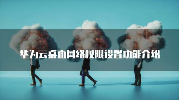华为云桌面网络权限设置功能介绍
