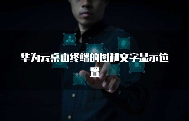 华为云桌面终端的图和文字显示位置