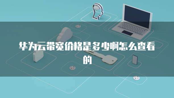 华为云带宽价格是多少啊怎么查看的