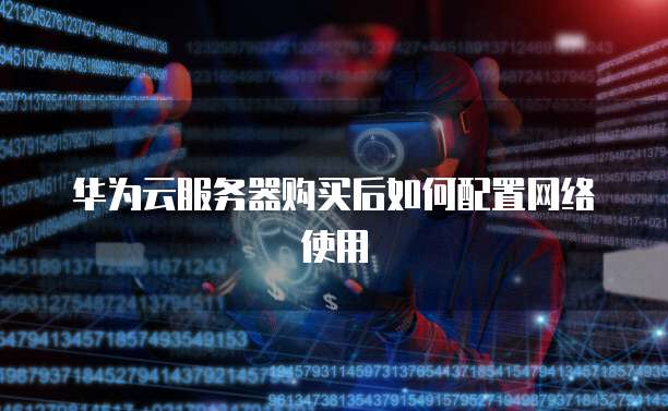 华为云服务器购买后如何配置网络使用
