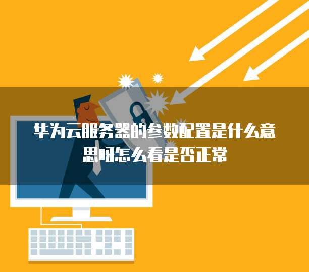 华为云服务器的参数配置是什么意思呀怎么看是否正常