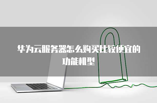 华为云服务器怎么购买比较便宜的功能机型