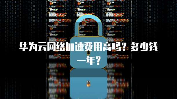 华为云网络加速费用高吗?多少钱一年?