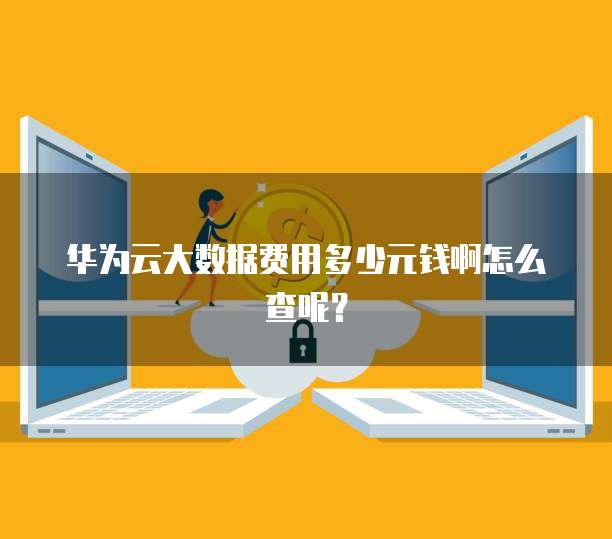 华为云大数据费用多少元钱啊怎么查呢?