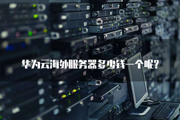 华为云海外服务器多少钱一个呢?