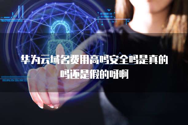 华为云域名费用高吗安全吗是真的吗还是假的呀啊