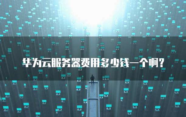 华为云服务器费用多少钱一个啊?