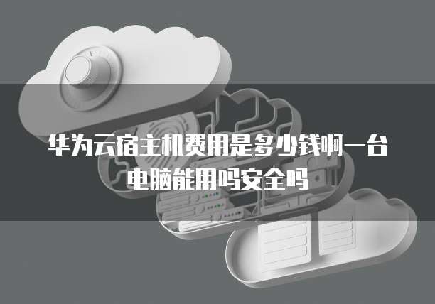 华为云宿主机费用是多少钱啊一台电脑能用吗安全吗