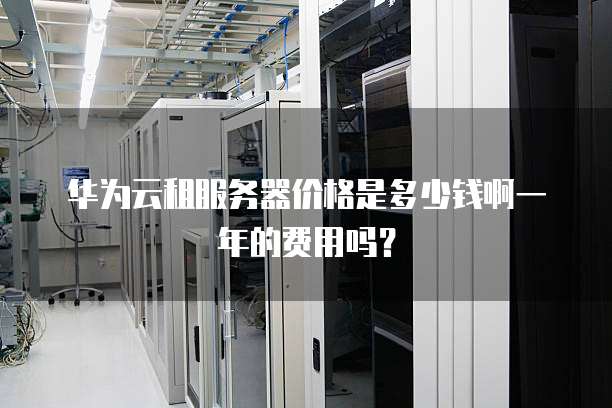 华为云租服务器价格是多少钱啊一年的费用吗？