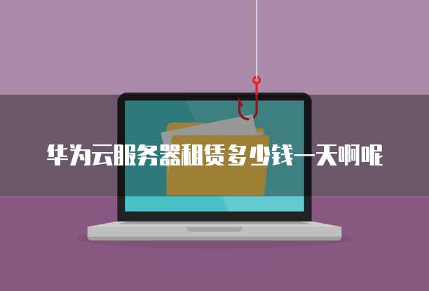华为云服务器租赁多少钱一天啊呢