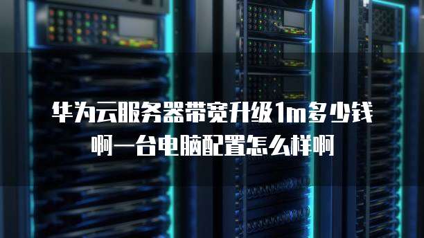 华为云服务器带宽升级1m多少钱啊一台电脑配置怎么样啊
