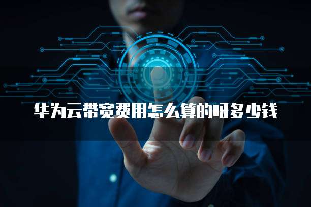 华为云带宽费用怎么算的呀多少钱