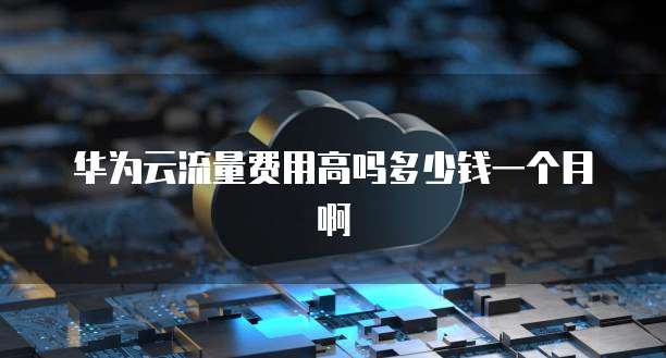 华为云流量费用高吗多少钱一个月啊