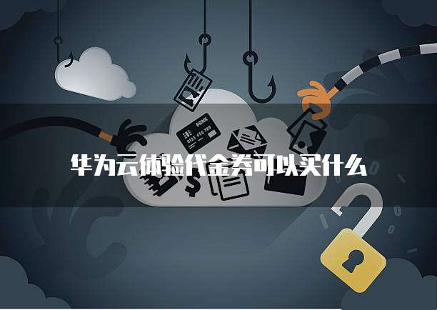 华为云体验代金券可以买什么