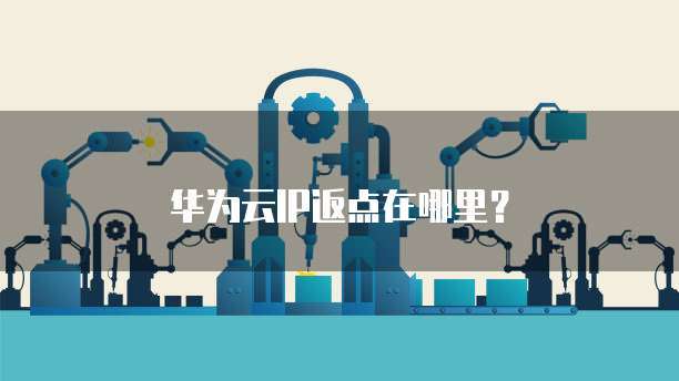 华为云IP返点在哪里？