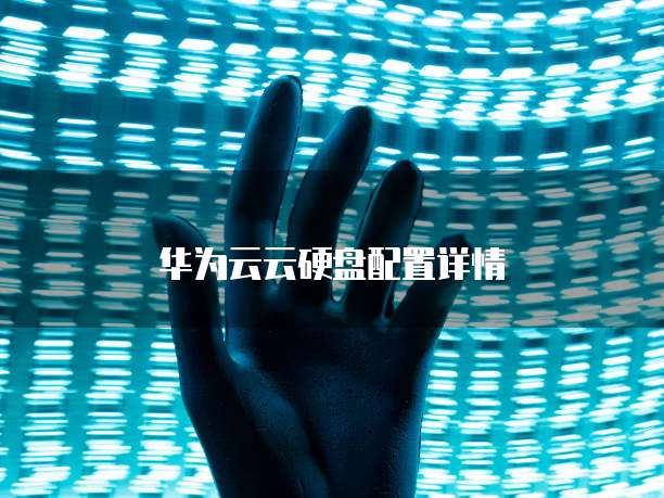 华为云云硬盘配置详情