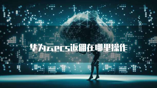 华为云ecs返佣在哪里操作