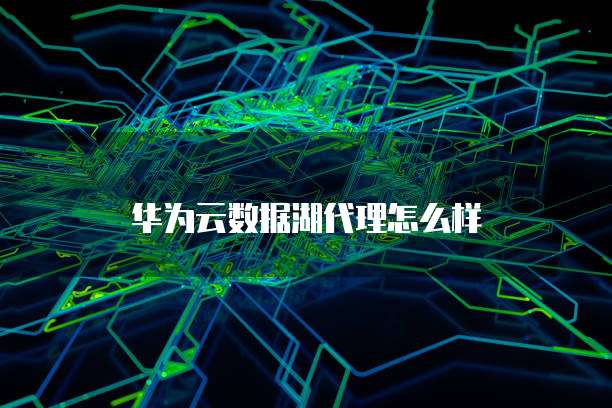 华为云数据湖代理怎么样