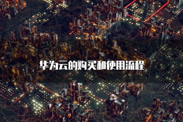 华为云的购买和使用流程