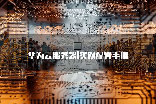 华为云服务器l实例配置手册