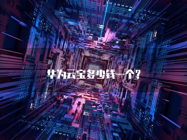 华为云宝多少钱一个？