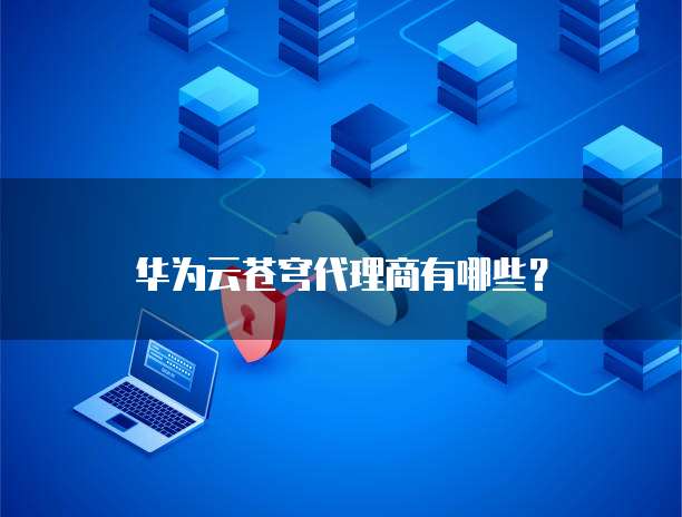 华为云苍穹代理商有哪些?