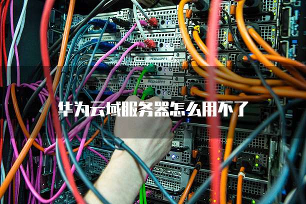 华为云域服务器怎么用不了