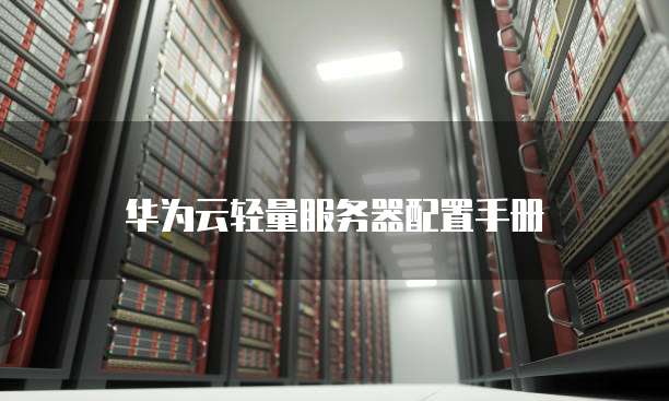 华为云轻量服务器配置手册