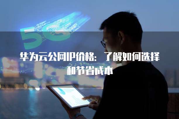 华为云公网IP价格：了解如何选择和节省成本