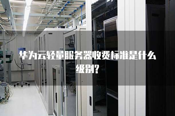 华为云轻量服务器收费标准是什么级别?