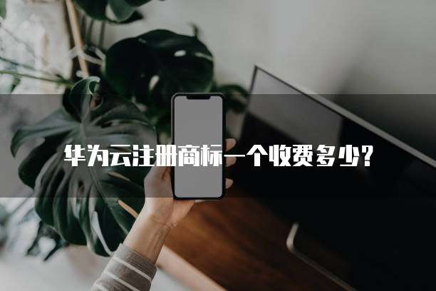 华为云注册商标一个收费多少?