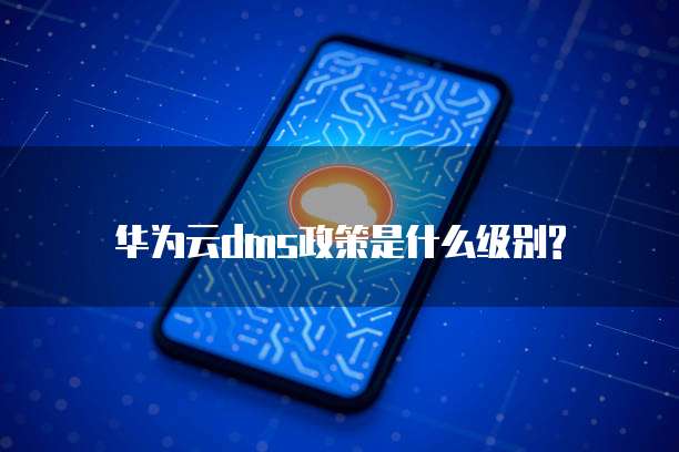 华为云dms政策是什么级别?