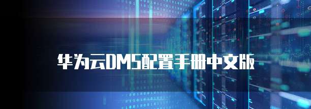 华为云DMS配置手册中文版