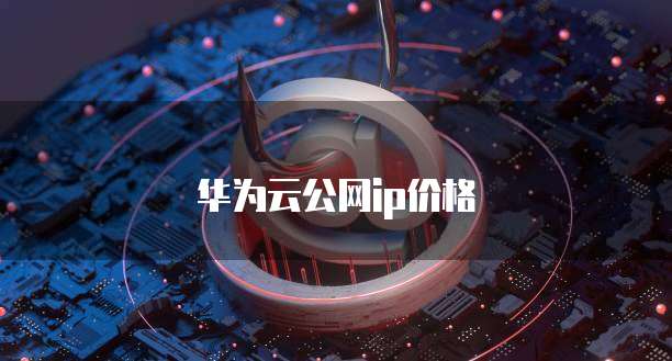 华为云公网ip价格