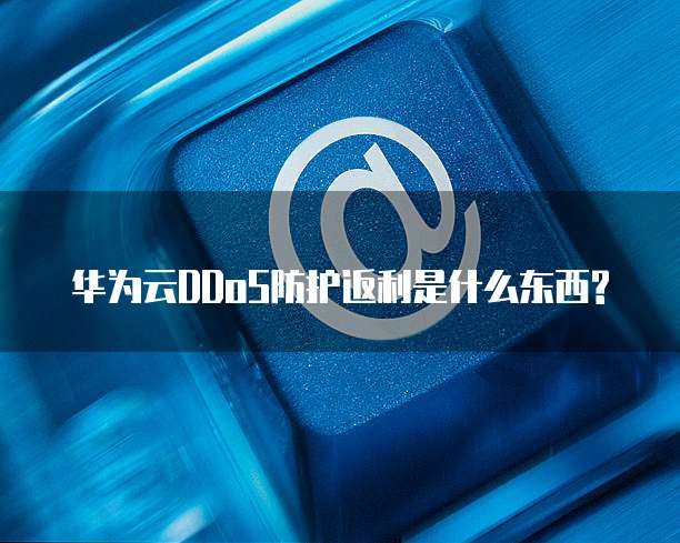 华为云DDoS防护返利是什么东西?