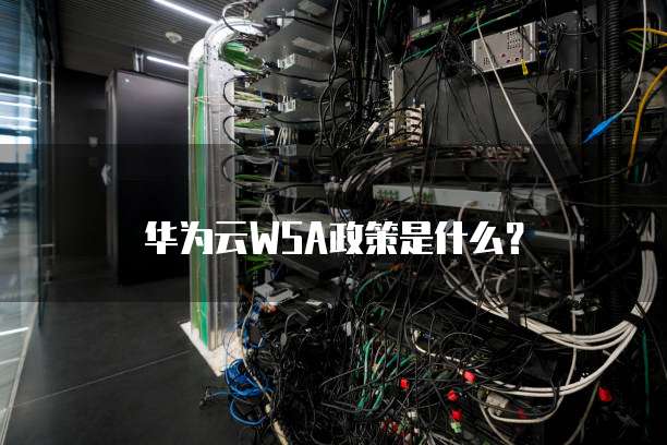 华为云WSA政策是什么？