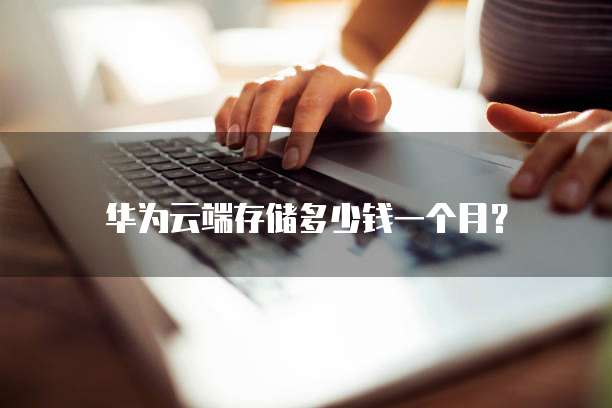 华为云端存储多少钱一个月?