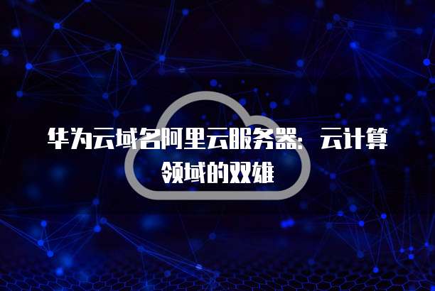 华为云域名阿里云服务器：云计算领域的双雄