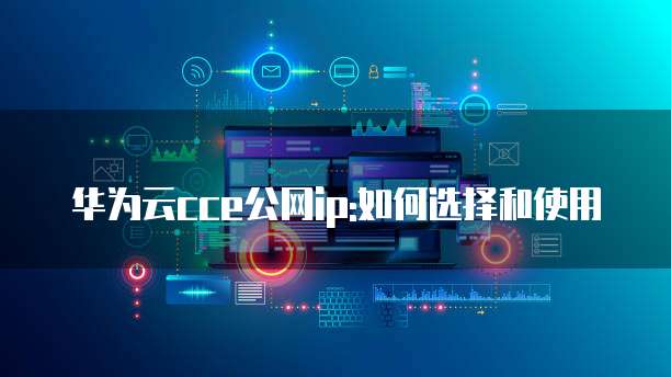 华为云cce公网ip:如何选择和使用