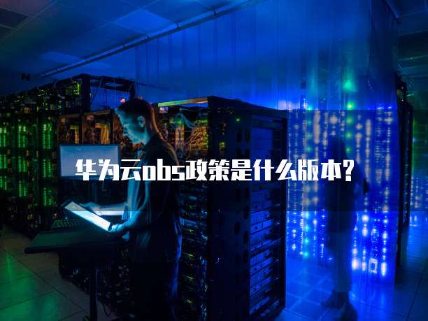 华为云obs政策是什么版本?