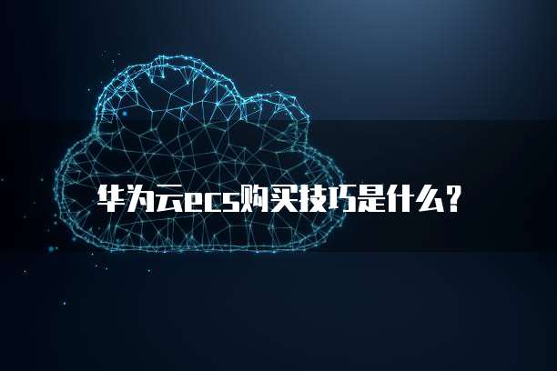 华为云ecs购买技巧是什么?