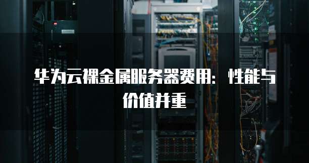华为云裸金属服务器费用:性能与价值并重